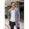 imageCOOFANDY Mens Shawl Collar Sweaters VNeck Relaxed Fit Cable PulloversWhite