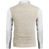 imageCOOFANDY Mens Sleeveless Sweater Vest Lightweight VNeck Cotton Vest Pullover1 Apricot