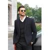 imageCOOFANDY Mens Sleeveless Sweater Vest Lightweight VNeck Cotton Vest PulloverBlack