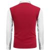 imageCOOFANDY Mens Sleeveless Sweater Vest Lightweight VNeck Cotton Vest PulloverChristmas Tree  Red