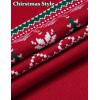 imageCOOFANDY Mens Sleeveless Sweater Vest Lightweight VNeck Cotton Vest PulloverChristmas Tree  Red