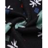 imageCOOFANDY Mens Sleeveless Sweater Vest Lightweight VNeck Cotton Vest PulloverColorful Christmas Tree