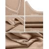 imageCOOFANDY Mens Sleeveless Sweater Vest Lightweight VNeck Cotton Vest PulloverKhaki and White Stripe