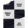 imageCOOFANDY Mens Sleeveless Sweater Vest Lightweight VNeck Cotton Vest PulloverNavy Blue