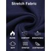imageCOOFANDY Mens Sleeveless Sweater Vest Lightweight VNeck Cotton Vest PulloverStripes Navy Blue