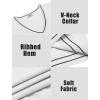 imageCOOFANDY Mens Sleeveless Sweater Vest Lightweight VNeck Cotton Vest PulloverStripes White and Black