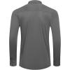 imageCOOFANDY Athletic Fit Dress Shirts for Men Ribbed Knit Textured Button Down ShirtsDark Grey