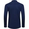 imageCOOFANDY Athletic Fit Dress Shirts for Men Ribbed Knit Textured Button Down ShirtsNavy