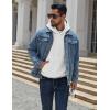 imageCOOFANDY Men Cotton Fleece Hooded Sweatshirt Casual Long Sleeve Hoodies Pullover Fashion Drawstring Hoodie with Kanga PocketWhite