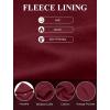 imageCOOFANDY Men Cotton Fleece Hooded Sweatshirt Casual Long Sleeve Hoodies Pullover Fashion Drawstring Hoodie with Kanga PocketWine Red
