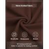 imageCOOFANDY Men Long Sleeve Polo Sweater Knitted Polo Slim Fit Waffle Collared Pullover SweaterBrown