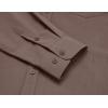 imageCOOFANDY Mens Button Down Shirt Casual Untucked Shirts Long Sleeve Dress Shirt with PocketBrown