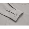 imageCOOFANDY Mens Button Down Shirt Casual Untucked Shirts Long Sleeve Dress Shirt with PocketLight Grey