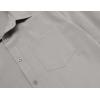 imageCOOFANDY Mens Button Down Shirt Casual Untucked Shirts Long Sleeve Dress Shirt with PocketLight Grey