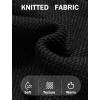 imageCOOFANDY Mens Crewneck Sweater Dress Long Sleeve Pullover Sweater Knit Lightweight SweatersBlack
