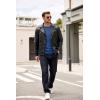 imageCOOFANDY Mens Crewneck Sweater Dress Long Sleeve Pullover Sweater Knit Lightweight SweatersBlue