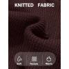 imageCOOFANDY Mens Crewneck Sweater Dress Long Sleeve Pullover Sweater Knit Lightweight SweatersBrown