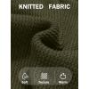 imageCOOFANDY Mens Crewneck Sweater Dress Long Sleeve Pullover Sweater Knit Lightweight SweatersDark Green
