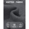 imageCOOFANDY Mens Crewneck Sweater Dress Long Sleeve Pullover Sweater Knit Lightweight SweatersDark Grey