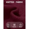 imageCOOFANDY Mens Crewneck Sweater Dress Long Sleeve Pullover Sweater Knit Lightweight SweatersDark Red
