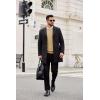 imageCOOFANDY Mens Crewneck Sweater Dress Long Sleeve Pullover Sweater Knit Lightweight SweatersKhaki