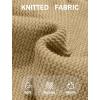 imageCOOFANDY Mens Crewneck Sweater Dress Long Sleeve Pullover Sweater Knit Lightweight SweatersKhaki