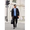 imageCOOFANDY Mens Crewneck Sweater Dress Long Sleeve Pullover Sweater Knit Lightweight SweatersLight Blue