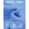 imageCOOFANDY Mens Crewneck Sweater Dress Long Sleeve Pullover Sweater Knit Lightweight SweatersLight Blue