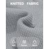imageCOOFANDY Mens Crewneck Sweater Dress Long Sleeve Pullover Sweater Knit Lightweight SweatersLight Grey