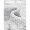 imageCOOFANDY Mens Crewneck Sweater Dress Long Sleeve Pullover Sweater Knit Lightweight SweatersWhite