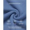 imageCOOFANDY Mens Crewneck Sweater Slim Fit Lightweight Knit Pullover Casual Dress Crew Neck Pullover SweatersBlue