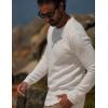 imageCOOFANDY Mens Crewneck Sweater Slim Fit Lightweight Knit Pullover Casual Dress Crew Neck Pullover SweatersWhite