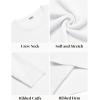 imageCOOFANDY Mens Crewneck Sweater Slim Fit Lightweight Knit Pullover Casual Dress Crew Neck Pullover SweatersWhite