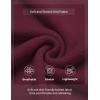imageCOOFANDY Mens Crewneck Sweater Slim Fit Lightweight Knit Pullover Casual Dress Crew Neck Pullover SweatersWine Red