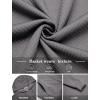 imageCOOFANDY Mens Hooded Sweatshirt Zip Up Casual Knit Hoodies Fashion Drawstring Sweatshirts with PocketsDark Grey