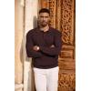imageCOOFANDY Mens Knit Polo Long Sleeve Sweaters Collared Polo Sweater Casual Dress Pullover Fashion Golf SweatersBrown