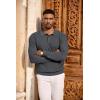 imageCOOFANDY Mens Knit Polo Long Sleeve Sweaters Collared Polo Sweater Casual Dress Pullover Fashion Golf SweatersDark Grey