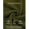 imageCOOFANDY Mens Knit Polo Sweater Long Sleeve Polo Sweaters Casual Knitted Button Collar Pullover SweaterArmy Green
