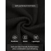 imageCOOFANDY Mens Knit Polo Sweater Long Sleeve Polo Sweaters Casual Knitted Button Collar Pullover SweaterBlack