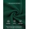 imageCOOFANDY Mens Knit Polo Sweater Long Sleeve Polo Sweaters Casual Knitted Button Collar Pullover SweaterDark Green
