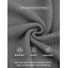 imageCOOFANDY Mens Knit Polo Sweater Long Sleeve Polo Sweaters Casual Knitted Button Collar Pullover SweaterDark Grey
