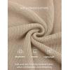 imageCOOFANDY Mens Knit Polo Sweater Long Sleeve Polo Sweaters Casual Knitted Button Collar Pullover SweaterLight Khaki