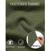 imageCOOFANDY Mens Knit Polo Sweater VNeck Long Sleeve Textured Lightweight Casual Dress Pullover Fall SweatersArmy Green