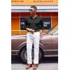 imageCOOFANDY Mens Knit Polo Sweater VNeck Long Sleeve Textured Lightweight Casual Dress Pullover Fall SweatersBlack