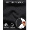 imageCOOFANDY Mens Knit Polo Sweater VNeck Long Sleeve Textured Lightweight Casual Dress Pullover Fall SweatersBlack