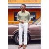 imageCOOFANDY Mens Knit Polo Sweater VNeck Long Sleeve Textured Lightweight Casual Dress Pullover Fall SweatersCeladon