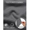imageCOOFANDY Mens Knit Polo Sweater VNeck Long Sleeve Textured Lightweight Casual Dress Pullover Fall SweatersDark Grey