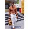 imageCOOFANDY Mens Knit Polo Sweater VNeck Long Sleeve Textured Lightweight Casual Dress Pullover Fall SweatersLight Brown