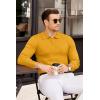 imageCOOFANDY Mens Knit Polos Long Sleeve Casual Sweater Polos V Neck Collared Sweater Golf Polo Sweaters and PulloversLight Brown