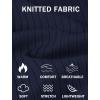 imageCOOFANDY Mens Knit Polos Long Sleeve Casual Sweater Polos V Neck Collared Sweater Golf Polo Sweaters and PulloversNavy Blue